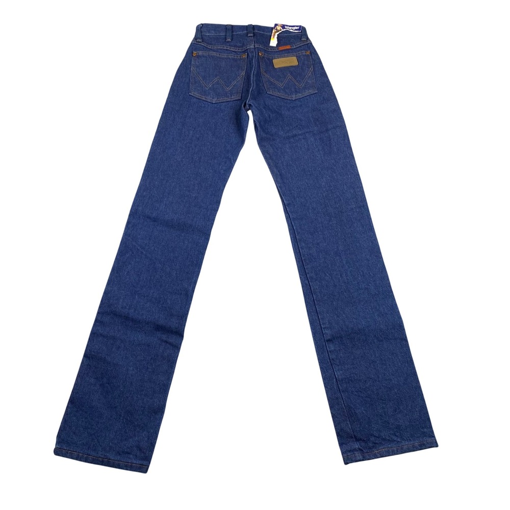 Wrangler Cowboy Cut‎ Slim Fit Jeans Blue Denim High Rise 14MWZG 1x34 NWT
